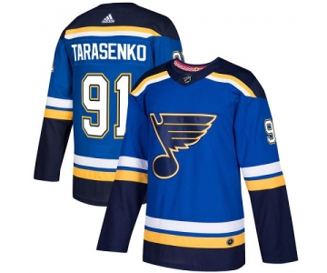 Adidas St. Louis Blues #91 Vladimir Tarasenko Blue Home Authentic Stitched Youth NHL Jersey