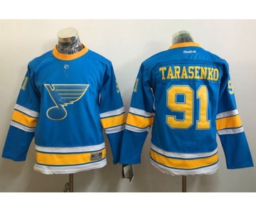 Blues #91 Vladimir Tarasenko Light Blue 2017 Winter Classic Stitched Youth NHL Jersey