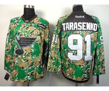 St. Louis Blues #91 Vladimir Tarasenko 2014 Camo Jersey