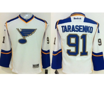 St. Louis Blues #91 Vladimir Tarasenko White Kids Jersey