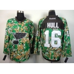 St. Louis Blues #16 Brett Hull 2014 Camo Jersey