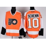 Philadelphia Flyers #10 Brayden Schenn Orange Jersey