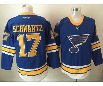 Blues 17 Jaden Schwartz Blue 2017 Winter Classic Reebok Jersey