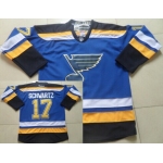 St. Louis Blues #17 Jaden Schwartz 2014 Blue Jersey