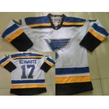 St. Louis Blues #17 Jaden Schwartz 2014 White Jersey