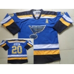 St. Louis Blues #20 Alexander Steen 2014 Blue Jersey