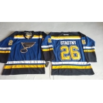 St. Louis Blues #26 Paul Stastny 2014 Blue Jersey