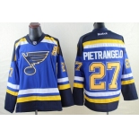 St. Louis Blues #27 Alex Pietrangelo 2014 Blue Jersey