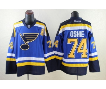 St. Louis Blues #74 T.J. Oshie 2014 Blue Jersey