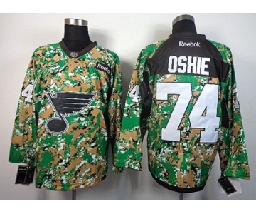 St. Louis Blues #74 T.J. Oshie 2014 Camo Jersey