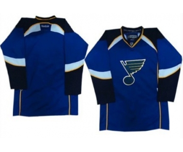 St. Louis Blues Blank Light Blue Jersey