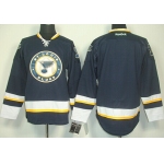 St. Louis Blues Blank Navy Blue Third Jersey