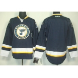 St. Louis Blues Blank Navy Blue Third Jersey