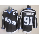 Tampa Bay Lightning #91 Steven Stamkos 2014 Training Black Jersey