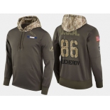 Nike Tampa Bay Lightning 86 Nikita Kucherov Olive Salute To Service Pullover Hoodie