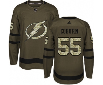 Adidas Lightning #55 Braydon Coburn Green Salute to Service Stitched NHL Jersey