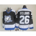 Men's Tampa Bay Lightning #26 Martin St. Louis 2003-04 Black CCM Vintage Throwback Jersey