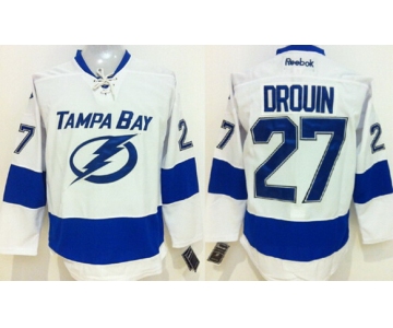 Tampa Bay Lightning #27 Jonathan Drouin New White Jersey