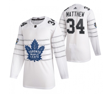 Men's Toronto Maple Leafs #34 Auston Matthews White 2020 NHL All Star Game Adidas Jersey