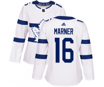 Adidas Toronto Maple Leafs #16 Mitchell Marner White Authentic 2018 Stadium Series Women's Stitched NHL Jersey