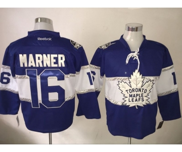 Maple Leafs 16 Mitchell Marner Blue 2017 Centennial Classic Reebok Jersey