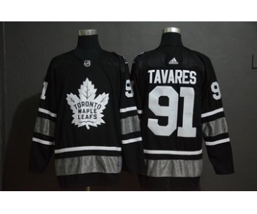 Men's Toronto Maple Leafs 91 John Tavares Black 2019 NHL All-Star Adidas Jersey