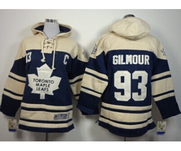 Old Time Hockey Toronto Maple Leafs #93 Doug Gilmour Navy Blue Kids Hoodie