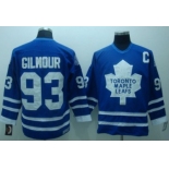 Toronto Maple Leafs #93 Doug Gilmour Blue Throwback CCM Jersey