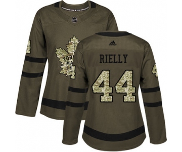Adidas Toronto Maple Leafs #44 Morgan Rielly Green Salute to Service Women's Stitched NHL Jersey
