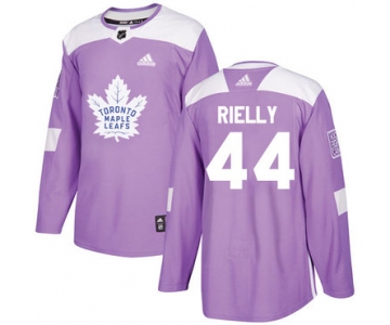 Adidas Toronto Maple Leafs #44 Morgan Rielly Purple Authentic Fights Cancer Stitched Youth NHL Jersey