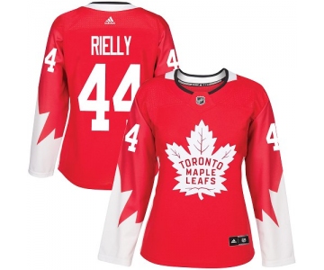 Adidas Toronto Maple Leafs #44 Morgan Rielly Red Team Canada Authentic Women's Stitched NHL Jersey