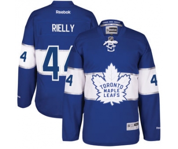 Men's Toronto Maple Leafs #44 Morgan Rielly Reebok Blue 2017 Centennial Classic Premier Player Jersey