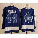 Men's Toronto Maple Leafs #44 Morgan Rielly Royal Blue 2021 Retro Stitched NHL Jersey