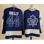 Men's Toronto Maple Leafs #44 Morgan Rielly Royal Blue 2021 Retro Stitched NHL Jersey