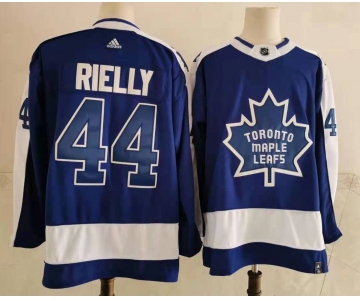 Men's Toronto Maple Leafs #44 Morgan Rielly Royal Blue 2021 Retro Stitched NHL Jersey