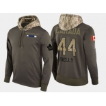 Nike Toronto Maple Leafs 44 Morgan Rielly Olive Salute To Service Pullover Hoodie