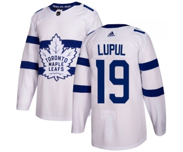 Adidas Toronto Maple Leafs #19 Joffrey Lupul White Authentic 2018 Stadium Series Stitched NHL Jersey