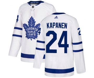 Adidas Toronto Maple Leafs #24 Kasperi Kapanen White Away Authentic Jersey
