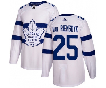 Adidas Toronto Maple Leafs #25 James Van Riemsdyk White Authentic 2018 Stadium Series Stitched NHL Jersey