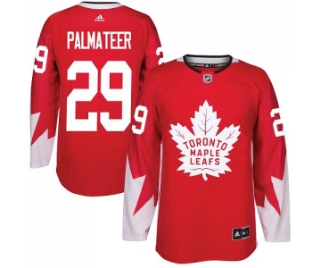 Adidas Toronto Maple Leafs #29 Mike Palmateer Red Team Canada Authentic Stitched NHL Jersey