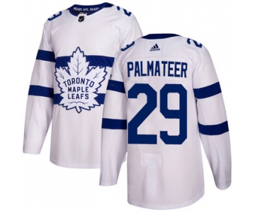 Adidas Toronto Maple Leafs #29 Mike Palmateer White Authentic 2018 Stadium Series Stitched NHL Jersey