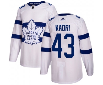 Adidas Toronto Maple Leafs #43 Nazem Kadri White Authentic 2018 Stadium Series Stitched NHL Jersey
