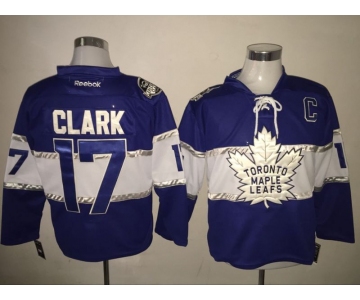 Maple Leafs 17 Wendel Clark Blue 2017 Centennial Classic Reebok Jersey