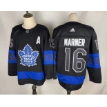 Men's Toronto Maple Leafs #16 Mitch Marner Black X Drew House Inside Out Stitched Jersey