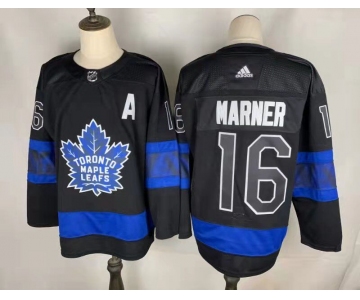 Men's Toronto Maple Leafs #16 Mitch Marner Black X Drew House Inside Out Stitched Jersey