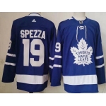 Men's Toronto Maple Leafs #19 Jason Spezza Blue Authentic Jersey