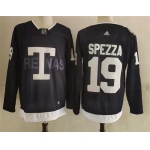Men's Toronto Maple Leafs 19 Jason Spezza Navy 2022 NHL Heritage Classic Adidas Jersey