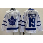 Men's Toronto Maple Leafs #19 Jason Spezza White Authentic Jersey
