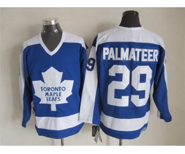 Men's Toronto Maple Leafs #29 Felix Potvin 1982-83 Blue CCM Vintage Throwback Jersey