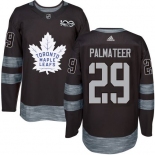 Men's Toronto Maple Leafs #29 Mike Palmateer Black 100th Anniversary Stitched NHL 2017 adidas Hockey Jersey